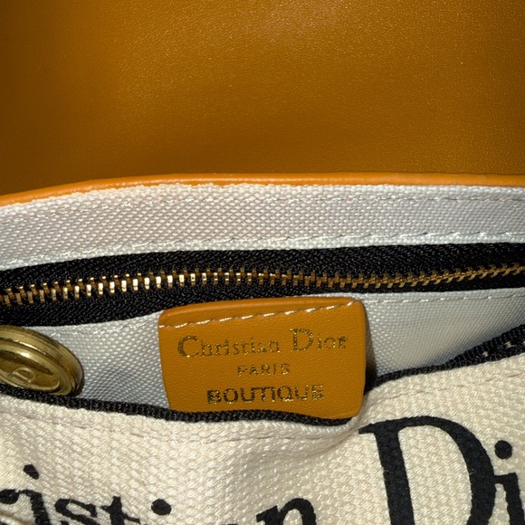 Dior Orange Saddle Bag - Picture 3 of 7